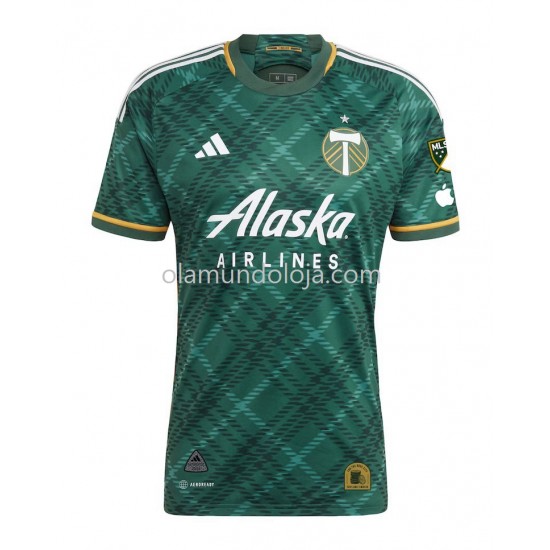 Camisola Portland Timbers Homem Equipamento Primeiro 2023-2024 Manga Curta